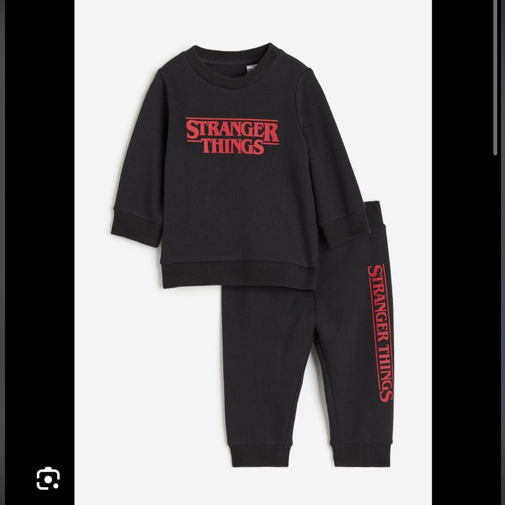 Stranger things baby cotton  jogger set
